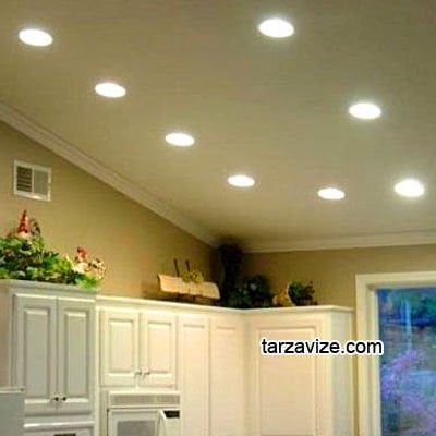Tarzavize 24 Watt Sıva Üstü Yuvarlak Led Panel Armatür Beyaz Işık