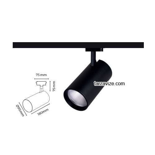 Tarzavize 36 Watt Led Ray Spot Armatür TRZ204736