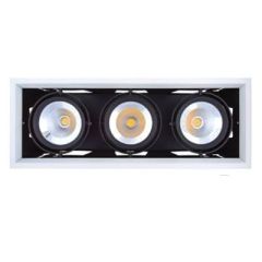 Kendal 3 lü Gün Işığı Işık Sıva Altı 3x30 Watt Led Spot Armatür