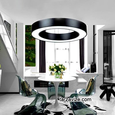 Tarzavize 100 cm 100 Watt Beyaz Işık Led Simit Linear Aydınlatma Armatürü