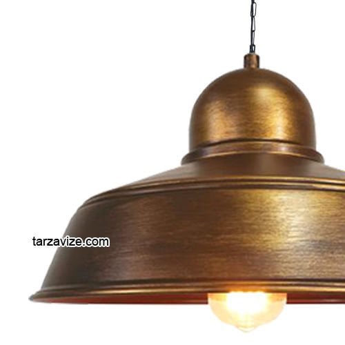 Tarzavize TRT57 Dekoratif Eskitme Tekli Retro Modern Sarkıt Avize