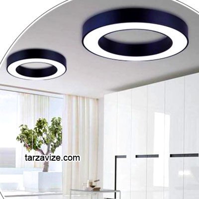 Tarzavize 90 cm 90 Watt Sıva Üstü Sarı Işık Led Simit Linear Aydınlatma Armatürü