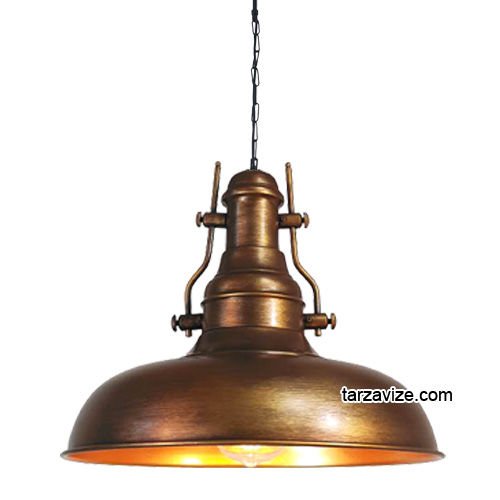 Tarzavize TRT65 Dekoratif Eskitme Tekli Retro Modern Sarkıt Avize