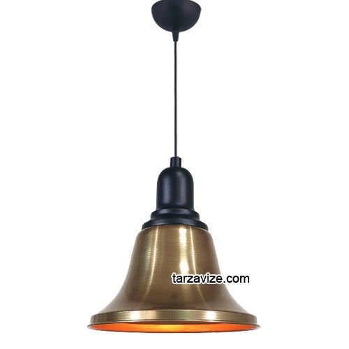 Tarzavize TRT71 Dekoratif Eskitme Tekli Retro Modern Sarkıt Avize