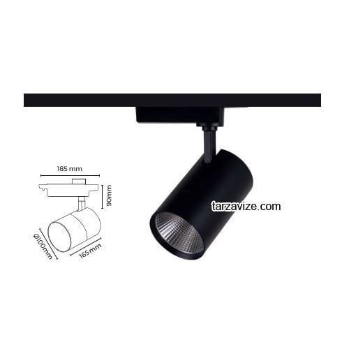 Tarzavize 36 Watt Led Ray Spot Armatür TRZ204836