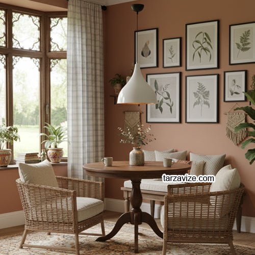 Tarzavize TRT74 Dekoratif Beyaz Tekli Retro Modern Sarkıt Avize