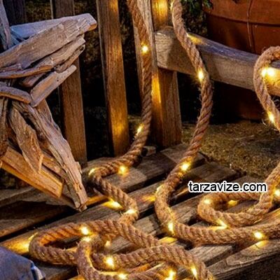 Tarzavize Dekoratif Halat Led Işık 2,5 Metre