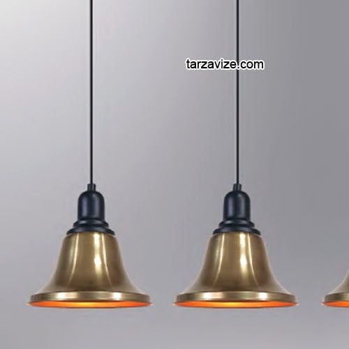 Tarzavize LSRL6 Dekoratif Eskitme Üçlü Retro Modern Sarkıt Avize