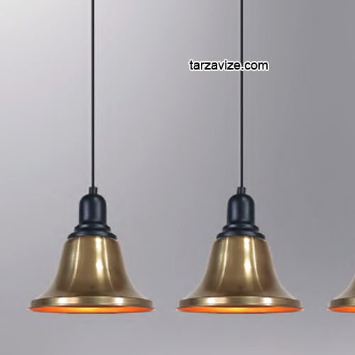Tarzavize LSRL6 Dekoratif Eskitme Üçlü Retro Modern Sarkıt Avize