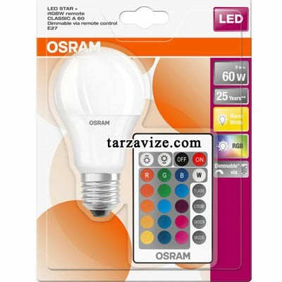 Osram 9W E27 Duy Renk Değiştiren Uzaktan Kumandalı Led Ampul