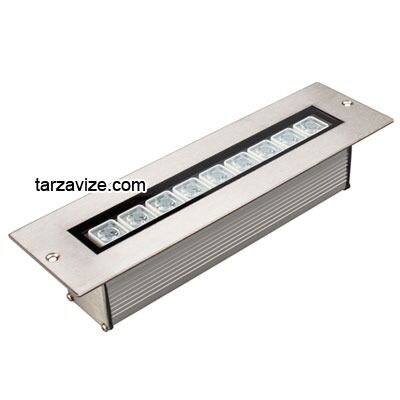 9 Watt Sıva Altı Led Wallwasher Duvar Boyama Aydınlatma Armatürü, Beyaz-Günışığı-Mavi-Kırmızı-Yeşil-Amber Işık Kırmızı