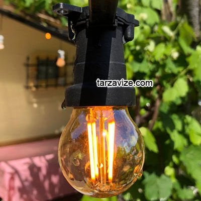 Edison Dekoratif Led Rustik Top Ampul 4 Watt E27 Duy, Top Ampul Modeli