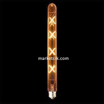 Edison Dekoratif Led Rustik Tüp Ampul 6 Watt E27 Duy, 30 cm Tüp Ampul Modeli