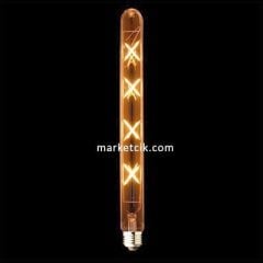 Edison Dekoratif Led Rustik Tüp Ampul 6 Watt E27 Duy, 30 cm Tüp Ampul Modeli