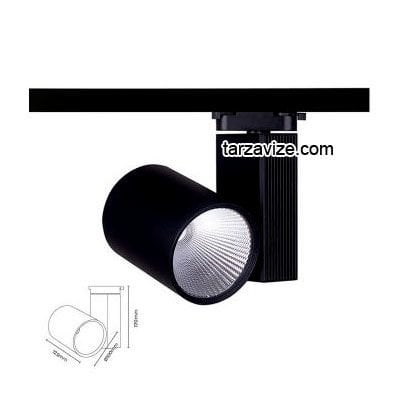 Tarzavize 20 Watt Led Ray Spot Armatür TRZ2046