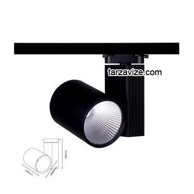 Tarzavize 20 Watt Led Ray Spot Armatür TRZ2046