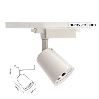 Marketcik 30 Watt Led Ray Spot Armatür Beyaz ve Günışığı Işık Osram-Samsung Led