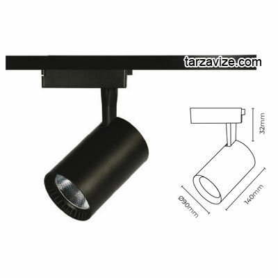 Tarzavize 30 Watt Led Ray Spot Armatür Beyaz ve Günışığı Işık