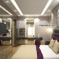 Tarzavize TR555 Sıva Altı Dekoratif Cam Led Spot Armatür Beyaz-Günışığı Işık