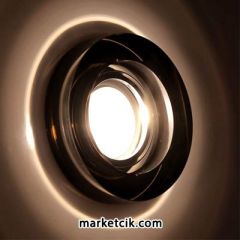 Tarzavize TR555 Sıva Altı Dekoratif Cam Led Spot Armatür Beyaz-Günışığı Işık