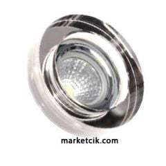 Tarzavize TR555 Sıva Altı Dekoratif Cam Led Spot Armatür Beyaz-Günışığı Işık