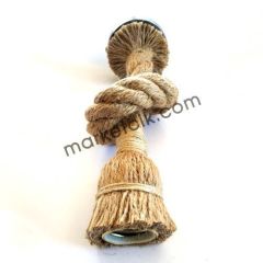 Tarzavize 30 cm Duylu ve Rozanslı 2cm Dekoratif Tij Halat Sarkıt Porselen Duy